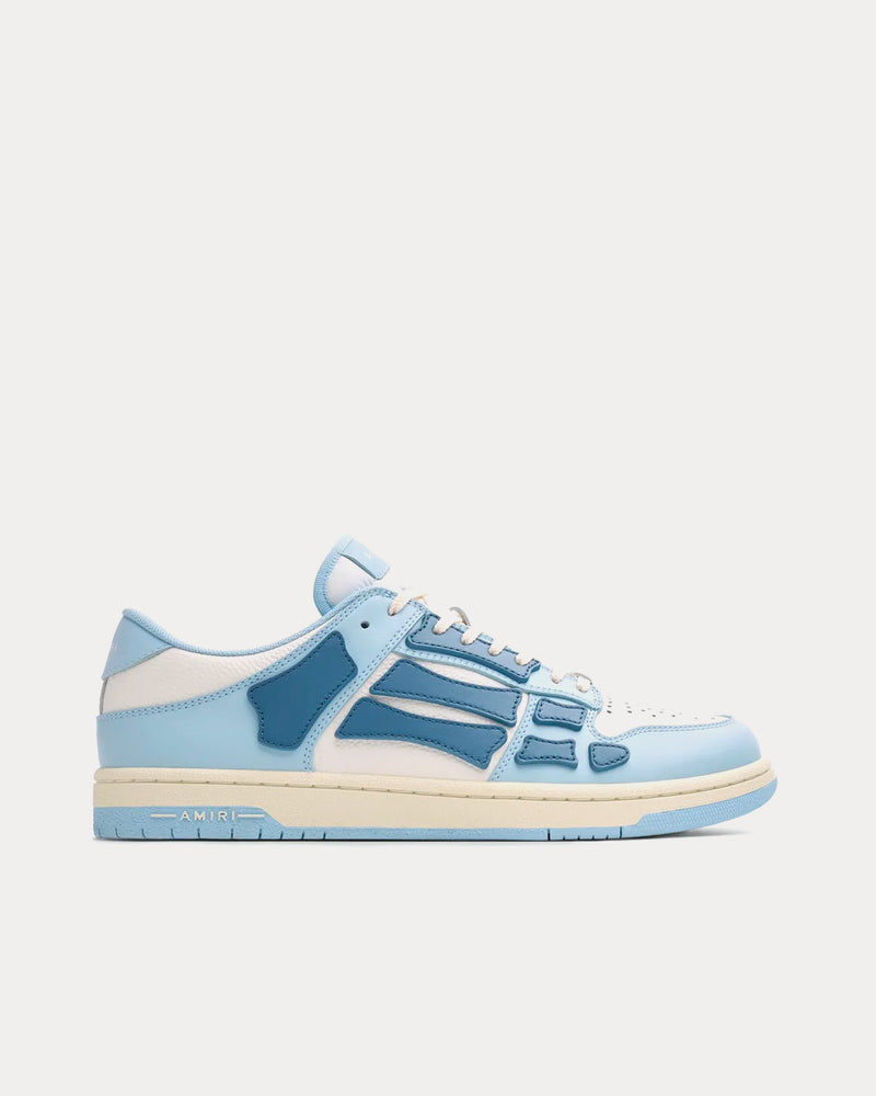 AMIRI Skel Top Baby Blue Low Top Sneakers - 1