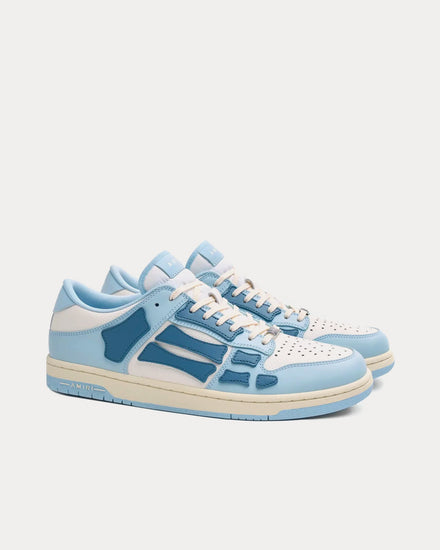 AMIRI Skel Top Baby Blue Low Top Sneakers - 3