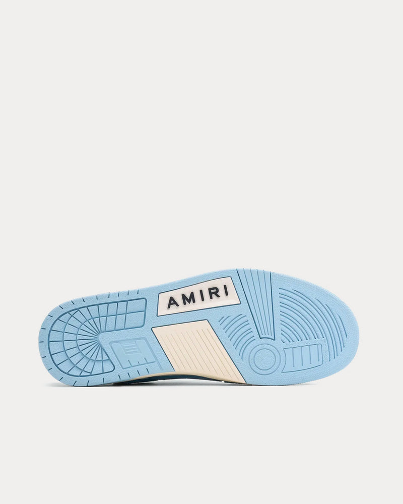 AMIRI Skel Top Baby Blue Low Top Sneakers - 5