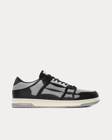 AMIRI Skel Top Black / Grey Low Top Sneakers - 1