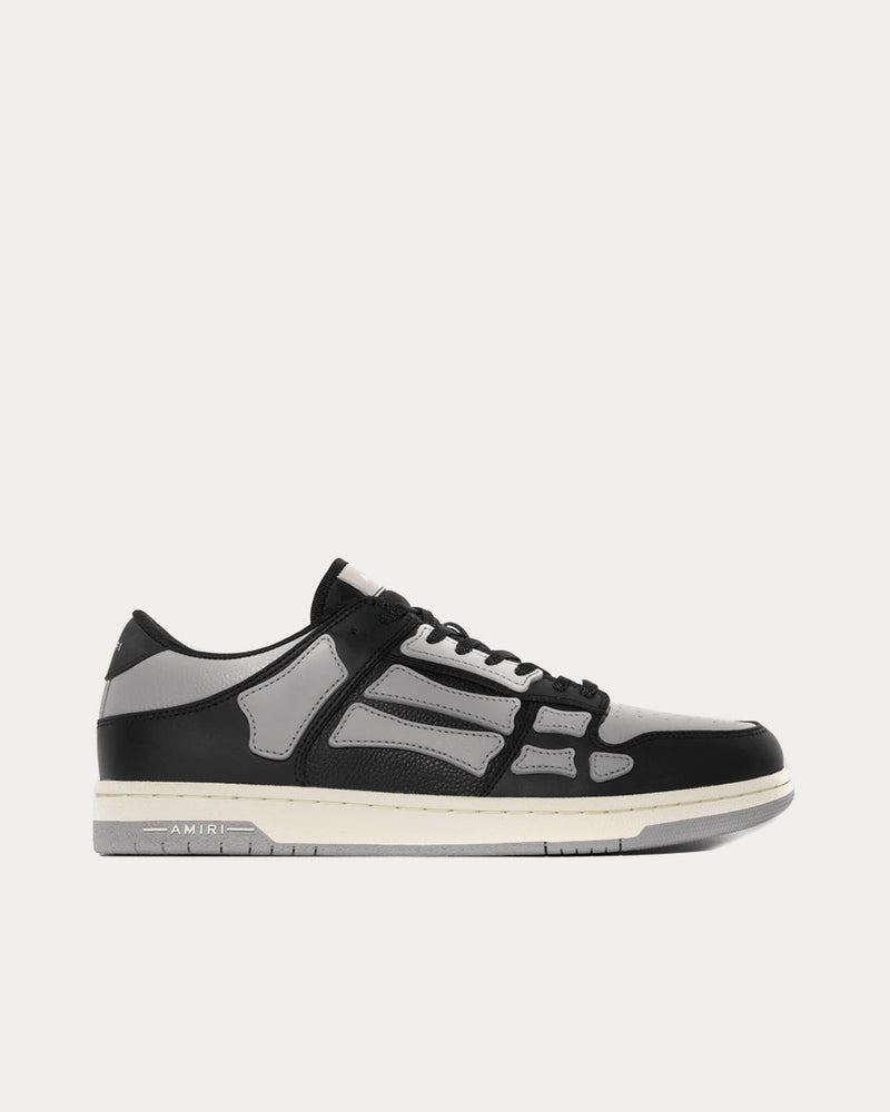 AMIRI Skel Top Black / Grey Low Top Sneakers - 1