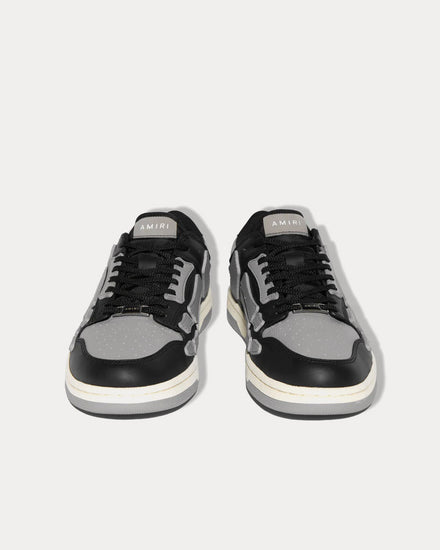 AMIRI Skel Top Black / Grey Low Top Sneakers - 2
