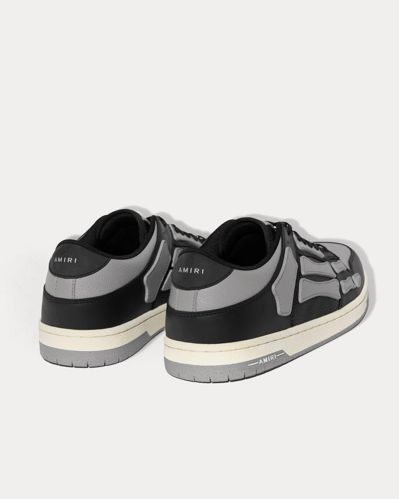 AMIRI Skel Top Black / Grey Low Top Sneakers - 3
