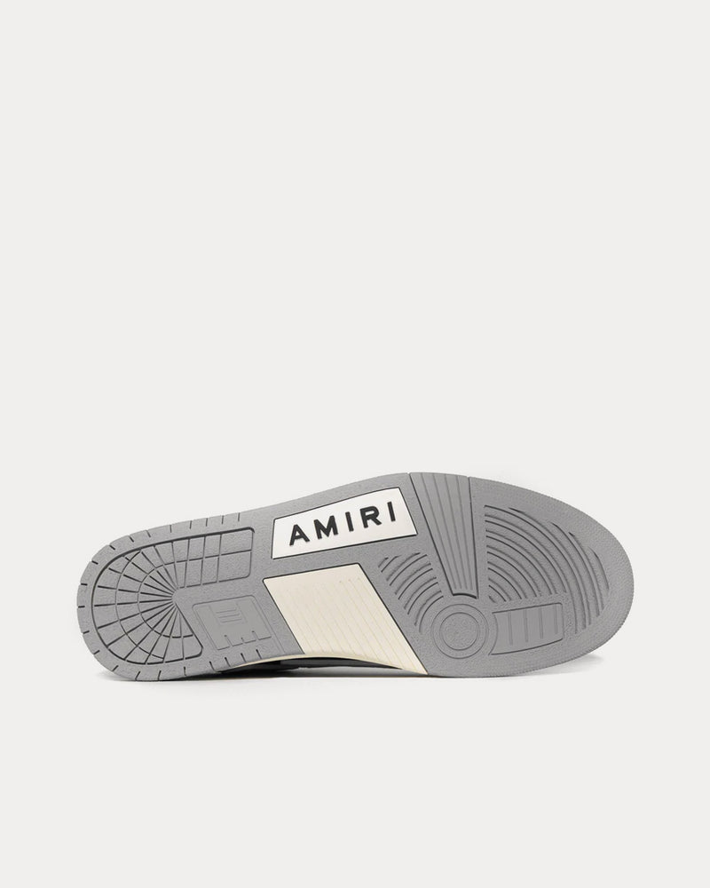 AMIRI Skel Top Black / Grey Low Top Sneakers - 4