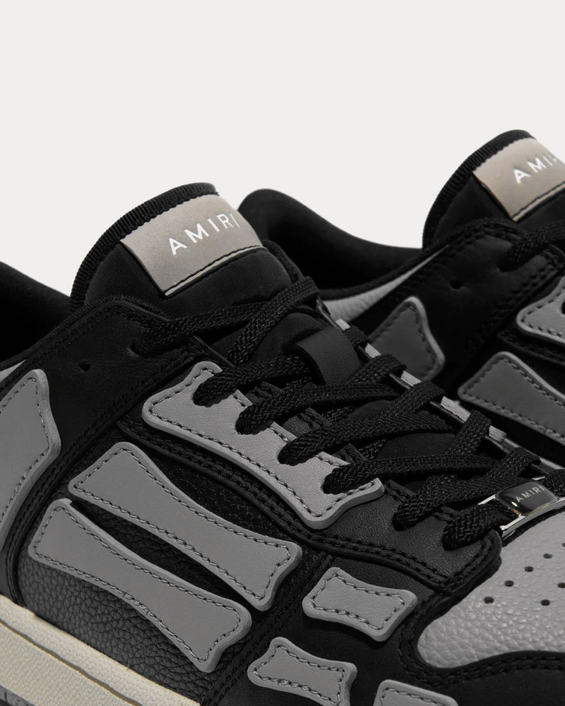 AMIRI Skel Top Black / Grey Low Top Sneakers - 5
