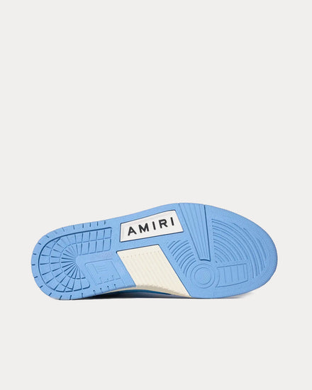 AMIRI Skel Top Blue Low Top Sneakers - 4