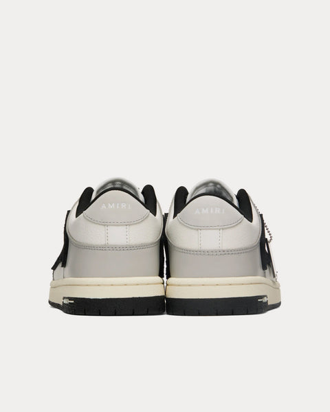 Skel-Top Grey / Black / White Low Top Sneakers