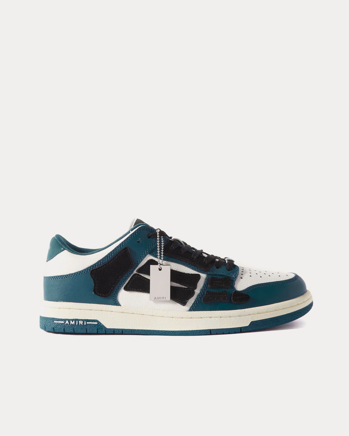 Amiri Navy Low-Top Knitted Sneakers Navy & White Classic Low Sneakers by AMIRI on Sale main image 4