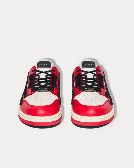 AMIRI Skel-Top Red / White Low Top Sneakers - 2