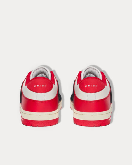 AMIRI Skel-Top Red / White Low Top Sneakers - 3