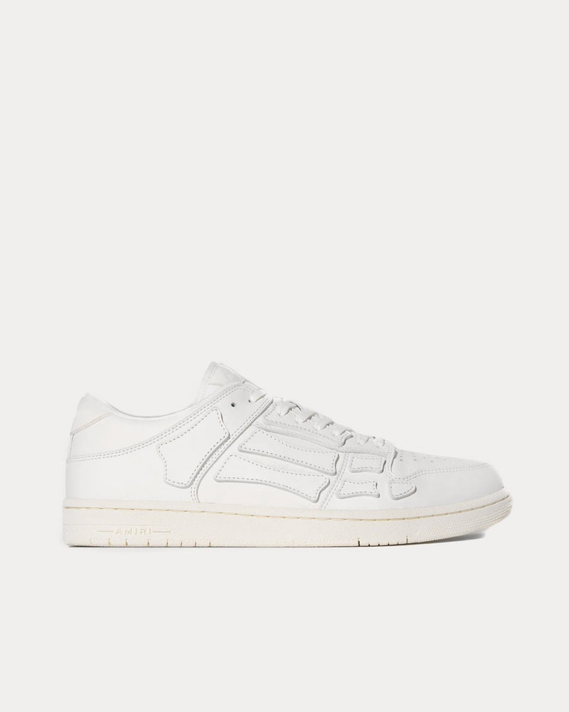 AMIRI Skel-Top Low Vintage White Low Top Sneakers - 1