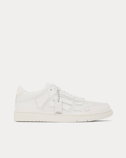 AMIRI Skel-Top White Vintage Low Top Sneakers - 1