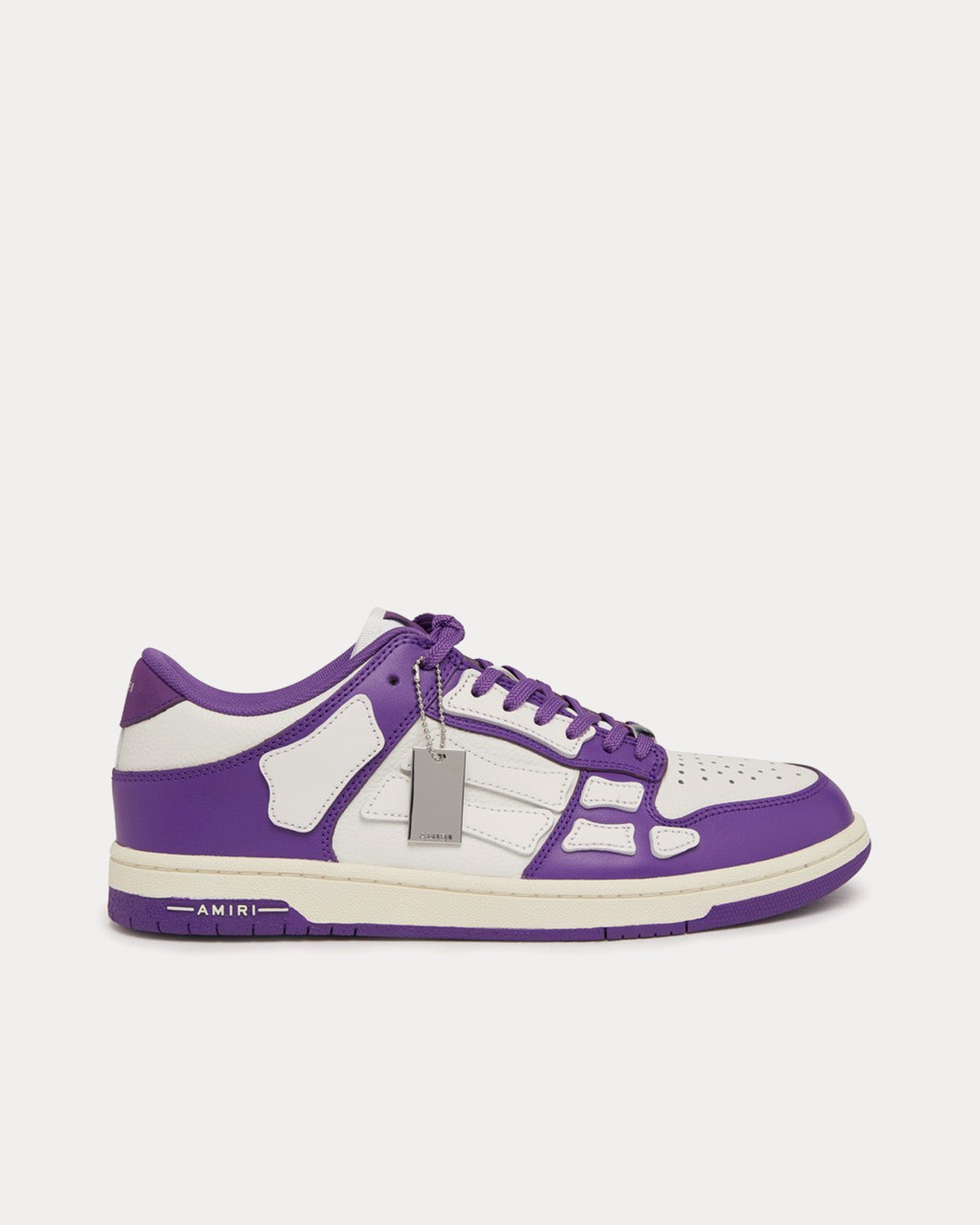 AMIRI Men's Skel-Top Purple / White Low Top Sneakers & Trainers