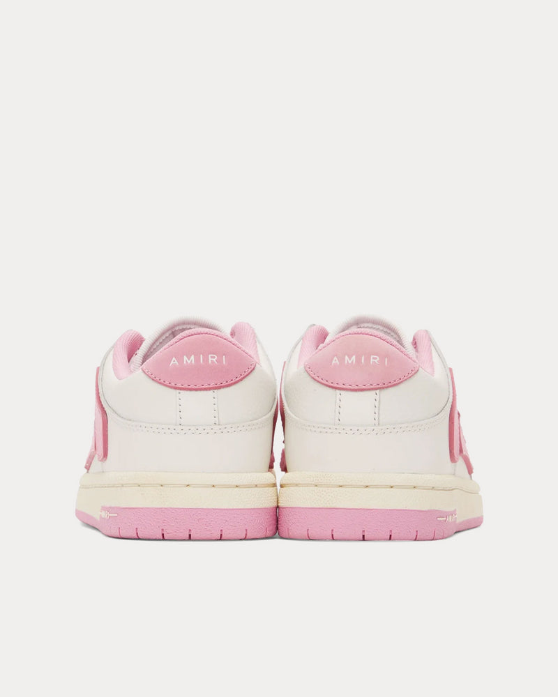 AMIRI Women's Skel-Top Low White / Pink Low Top Sneakers