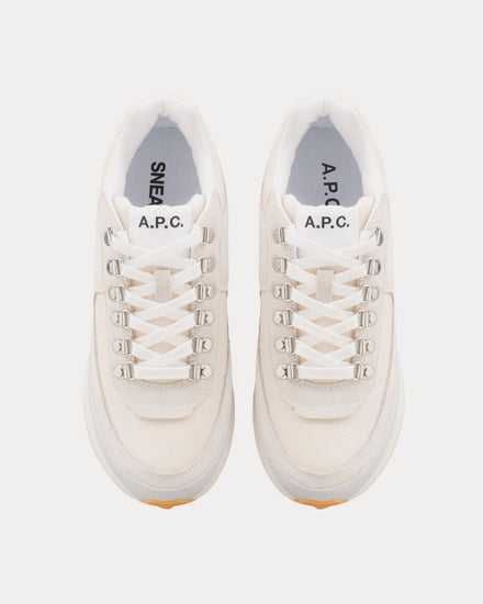 A.P.C. Léonard Basse White Low Top Sneakers - 2