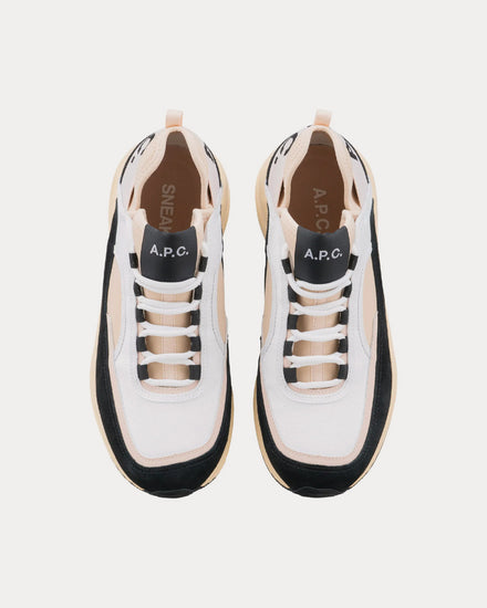 A.P.C. Run Around Beige Low Top Sneakers - 2