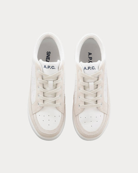 A.P.C. Eddie White Low Top Sneakers - 3