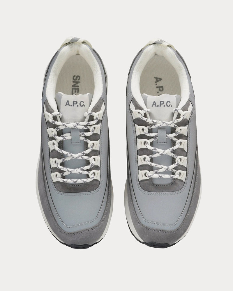 A.P.C. Jay Silvertone Low Top Sneakers - 3