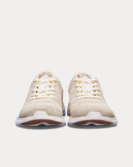Athletic Propulsion Labs TechLoom Pro Pristine / Almond / White Running Shoes - 3