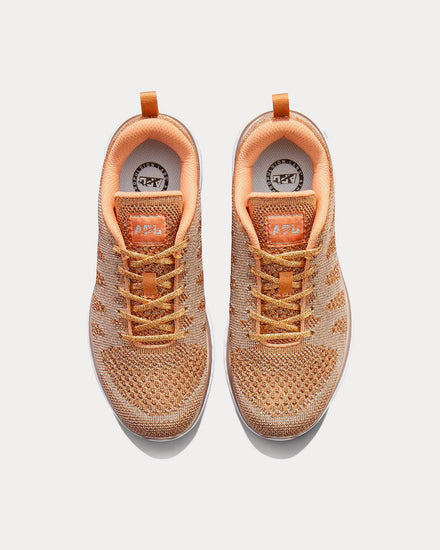 Athletic Propulsion Labs TechLoom Pro Rose Gold / Metallic Silver / White Running Shoes - 2