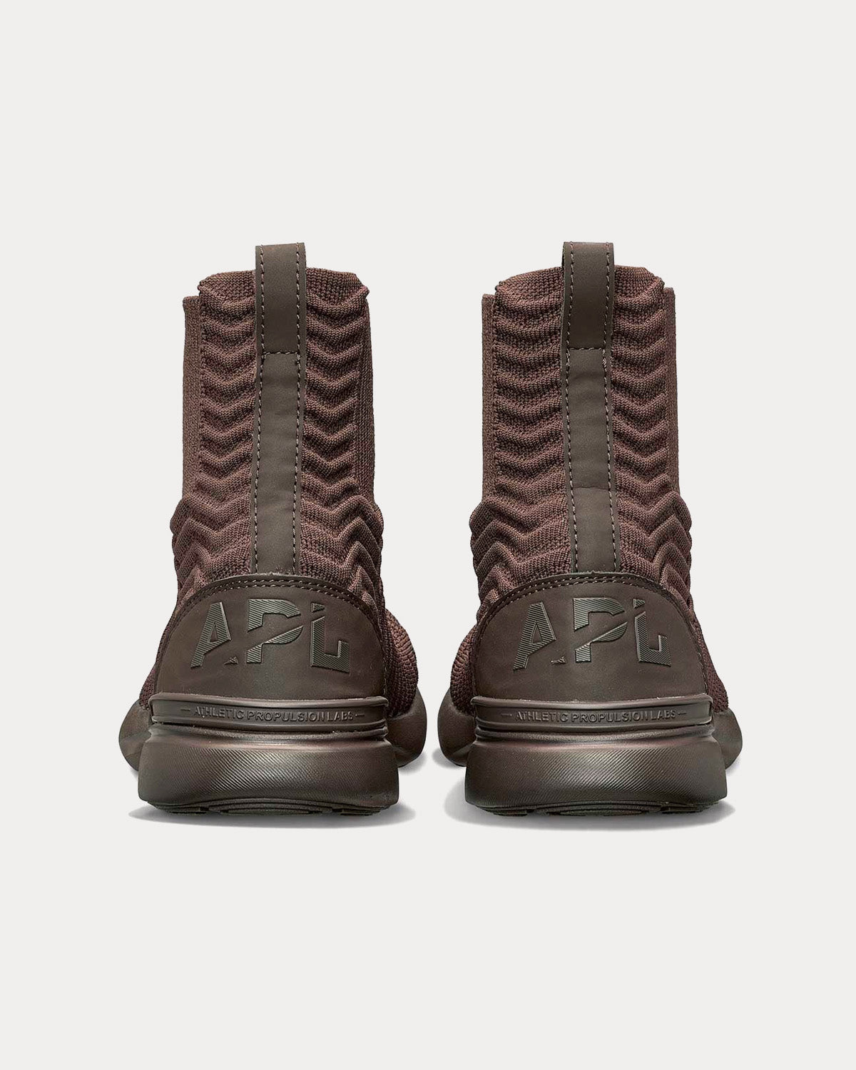 Athletic Propulsion Labs - TechLoom Chelsea Chocolate High Top Sneakers