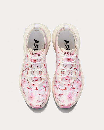 Athletic Propulsion Labs Streamline White / Cherry Blossom Running Shoes - 2
