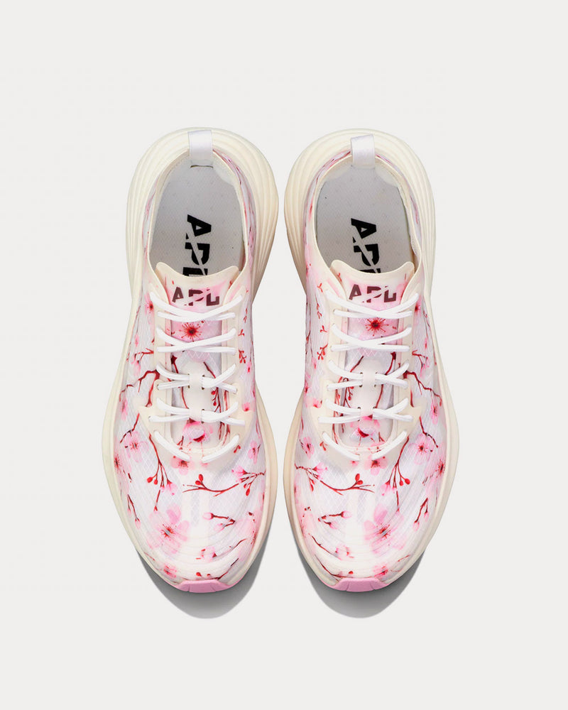 Athletic Propulsion Labs Streamline White / Cherry Blossom Running Shoes - 2