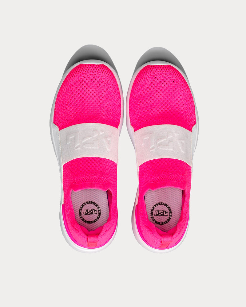 Athletic Propulsion Labs TechLoom Bliss Fusion Pink / White Running Shoes - 2