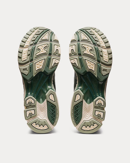 Asics GEL-KAYANO 14 Olive Grey / Pure Silver Running Shoes - 5