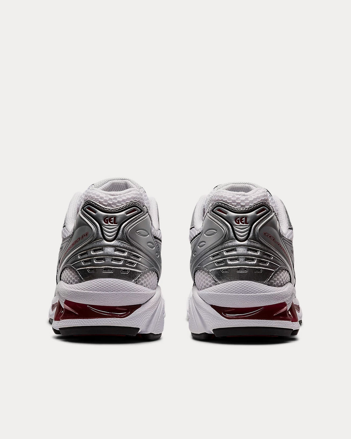 asics silver running shoes