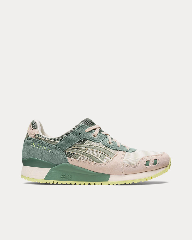 Asics Gel-Lyte III OG Cream / Olive Grey Low Top Sneakers - 1