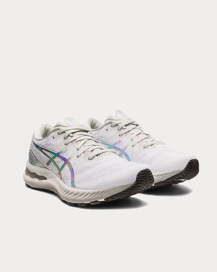 Asics Gel-Nimbus 23 Platinum Glacier Grey / White Running Shoes - 3