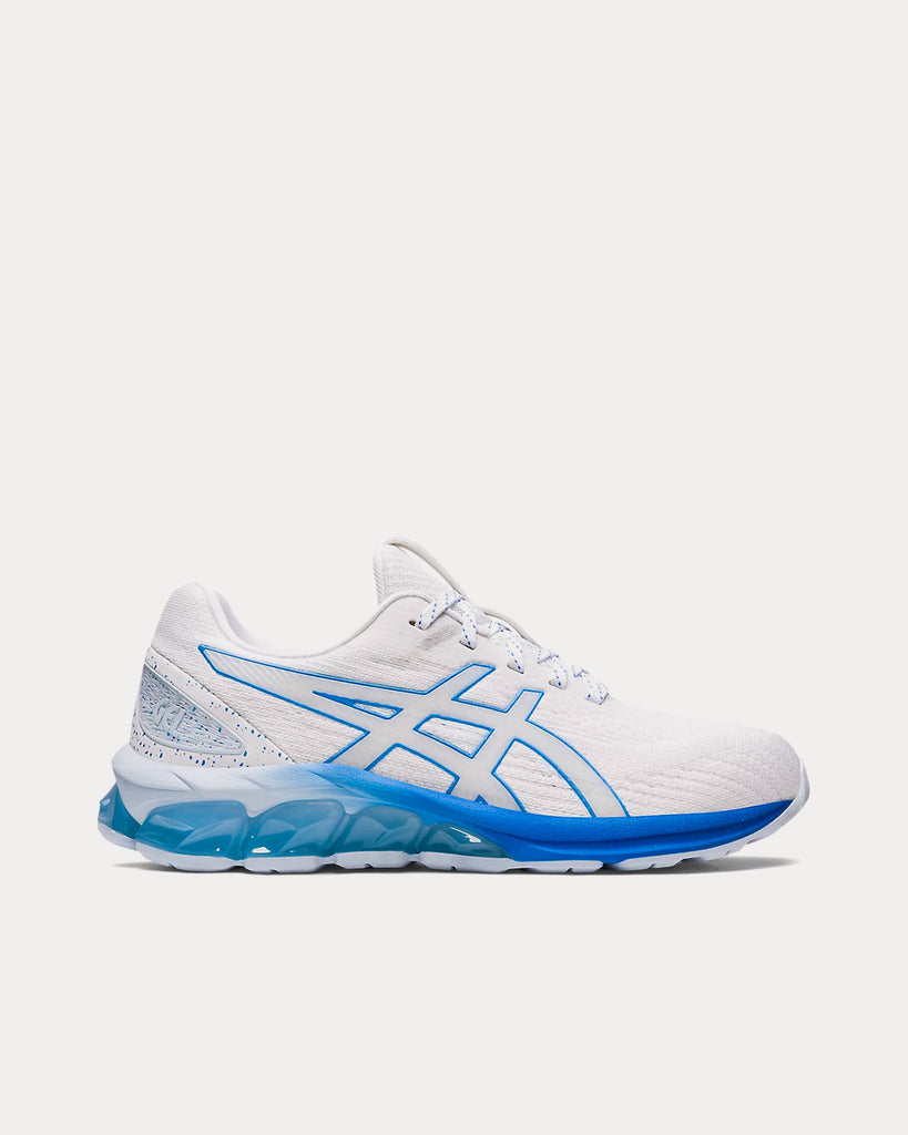 Asics shoes blue and white Clearance