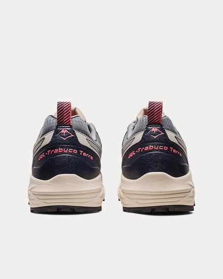 Asics Trabucco Terra Stone Grey / Midnight Running Shoes - 4