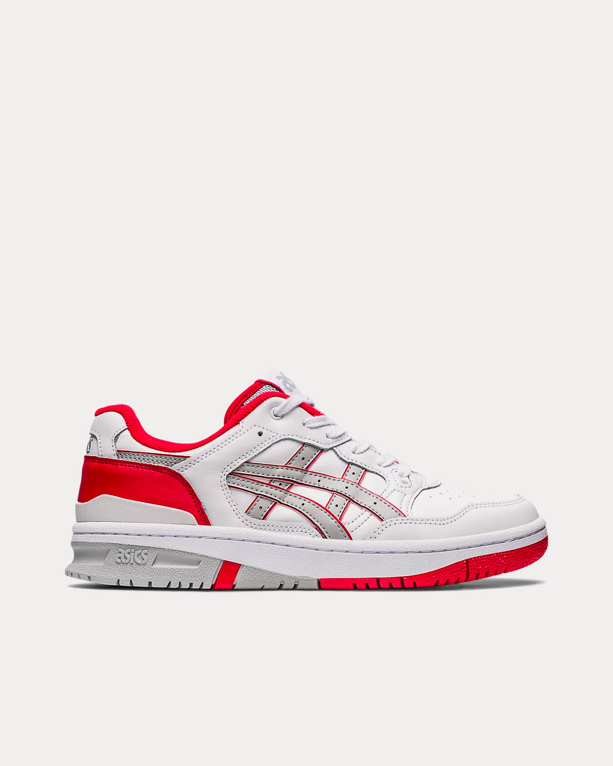 Asics Unisex EX89 White / Classic Red Low Top Sneakers
