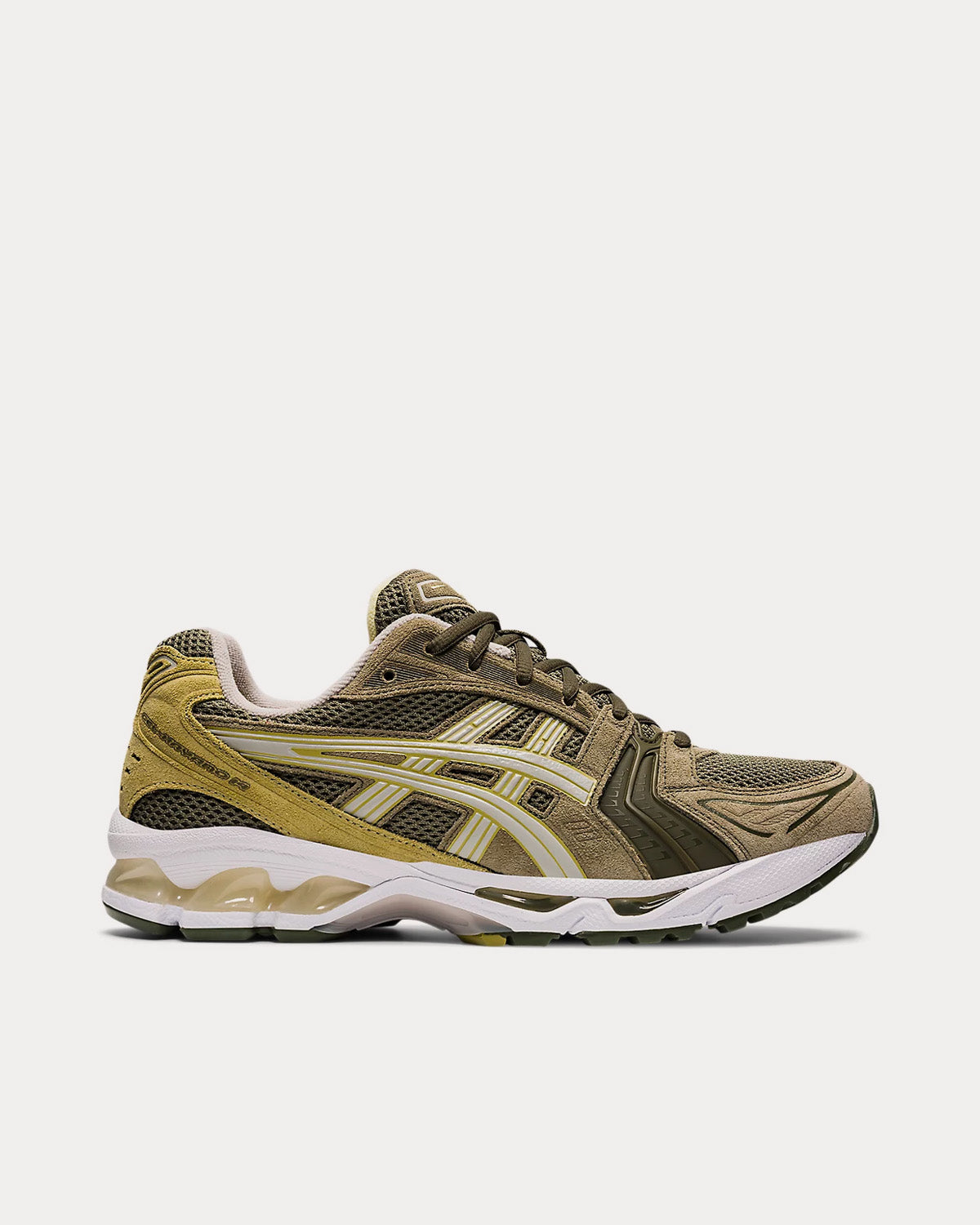 Asics GEL KAYANO 14 Mantle Green Oyster Grey Running Shoes