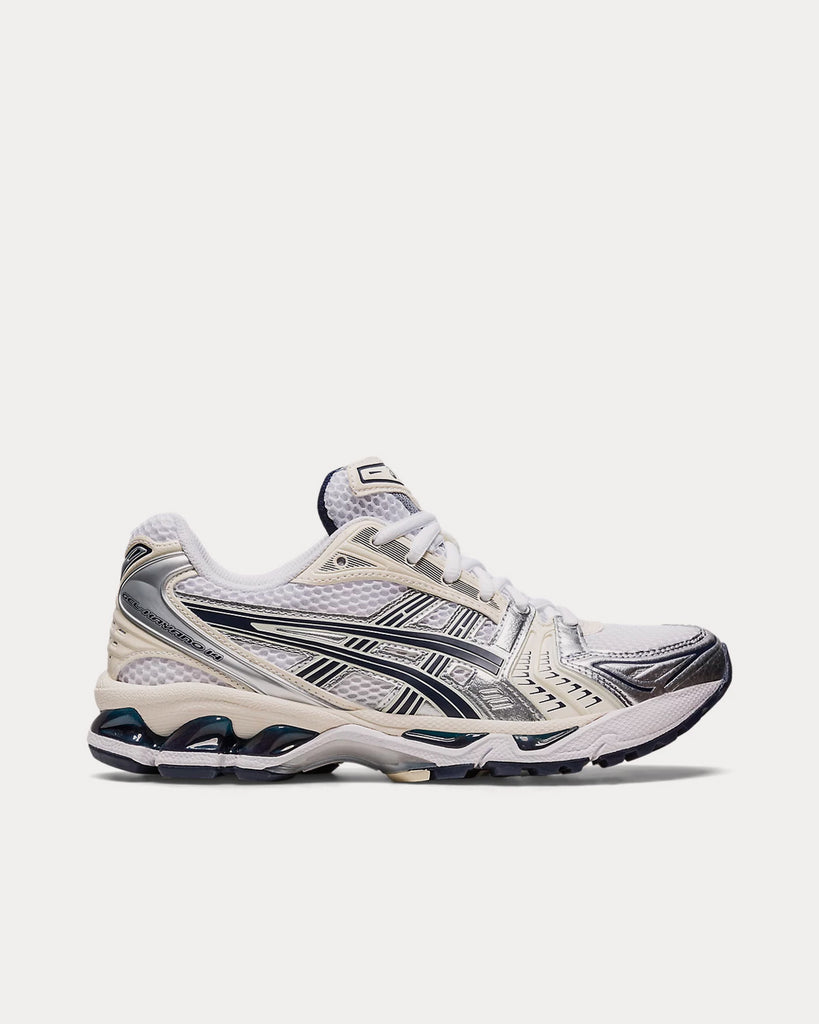 Asics Gel Kayano 14 White Midnight Low Top Sneakers Sneak in Peace