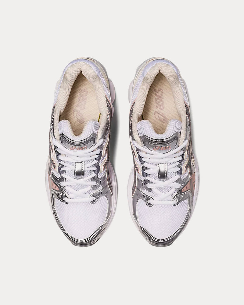 Asics Women's Gel-Nimbus 9 White / Oatmeal Low Top Sneakers