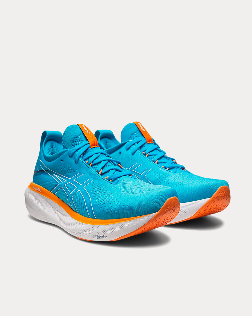 ASICS GEL-Nimbus 25 Men's Island Blue/Sun Peach – Holabird Sports