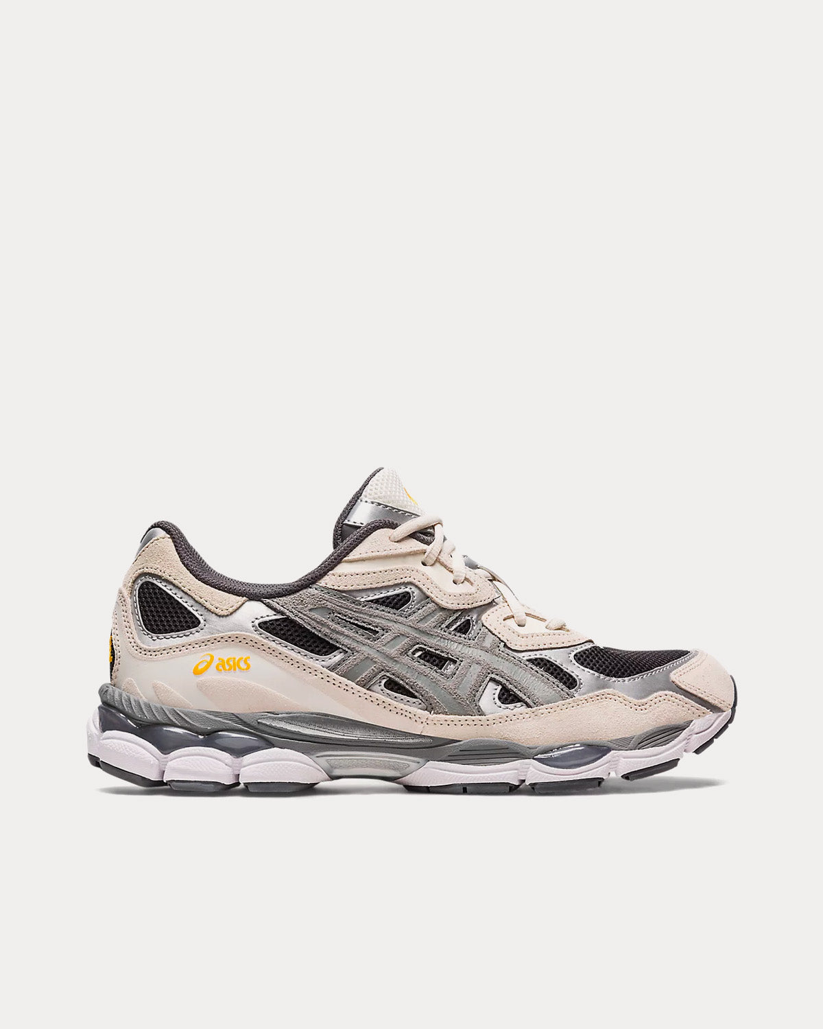靴 ASICS GEL-NYC BLACK/CLAY GREY 27.5 Asics Men's Gel-NYC Black / Clay Grey Low Top Sneakers