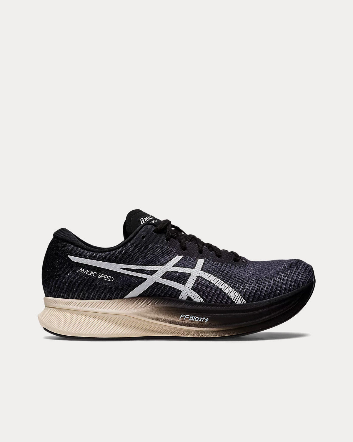 ASICS Men's Magic Speed Running Shoes Sunrise RED/White