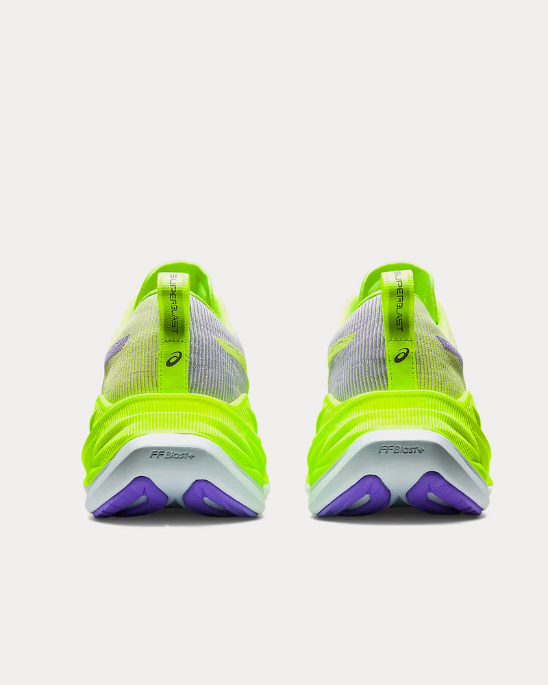 Asics Superblast Hazard Green / Amethyst Running Shoes - 4