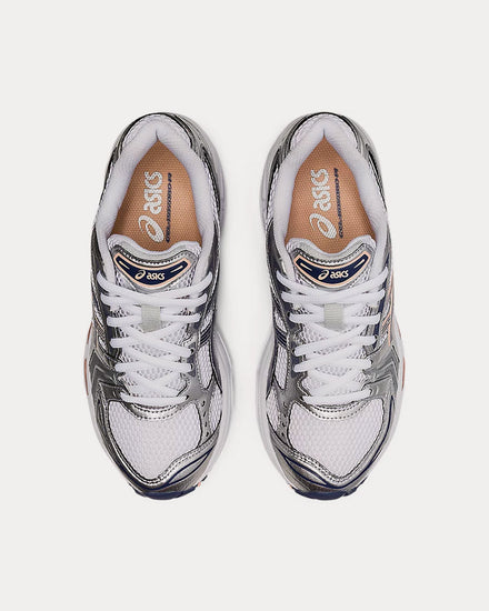 Asics GEL-KAYANO 14 White / Thunder Blue Running Shoes - 2