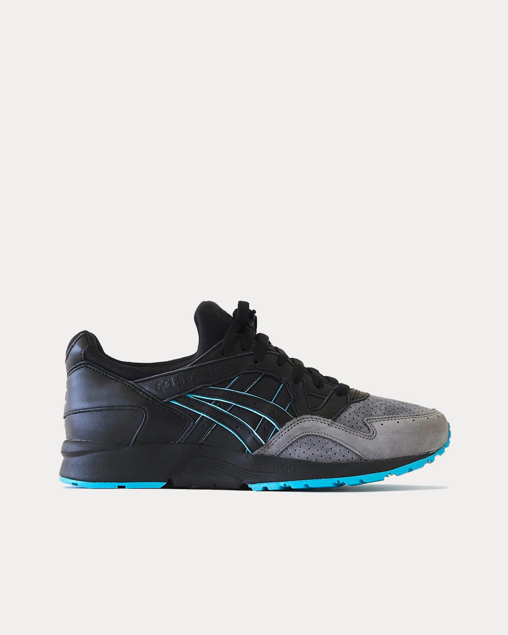 Asics x Kith Men's Gel-Lyte V Leatherback Black Low Top Sneakers