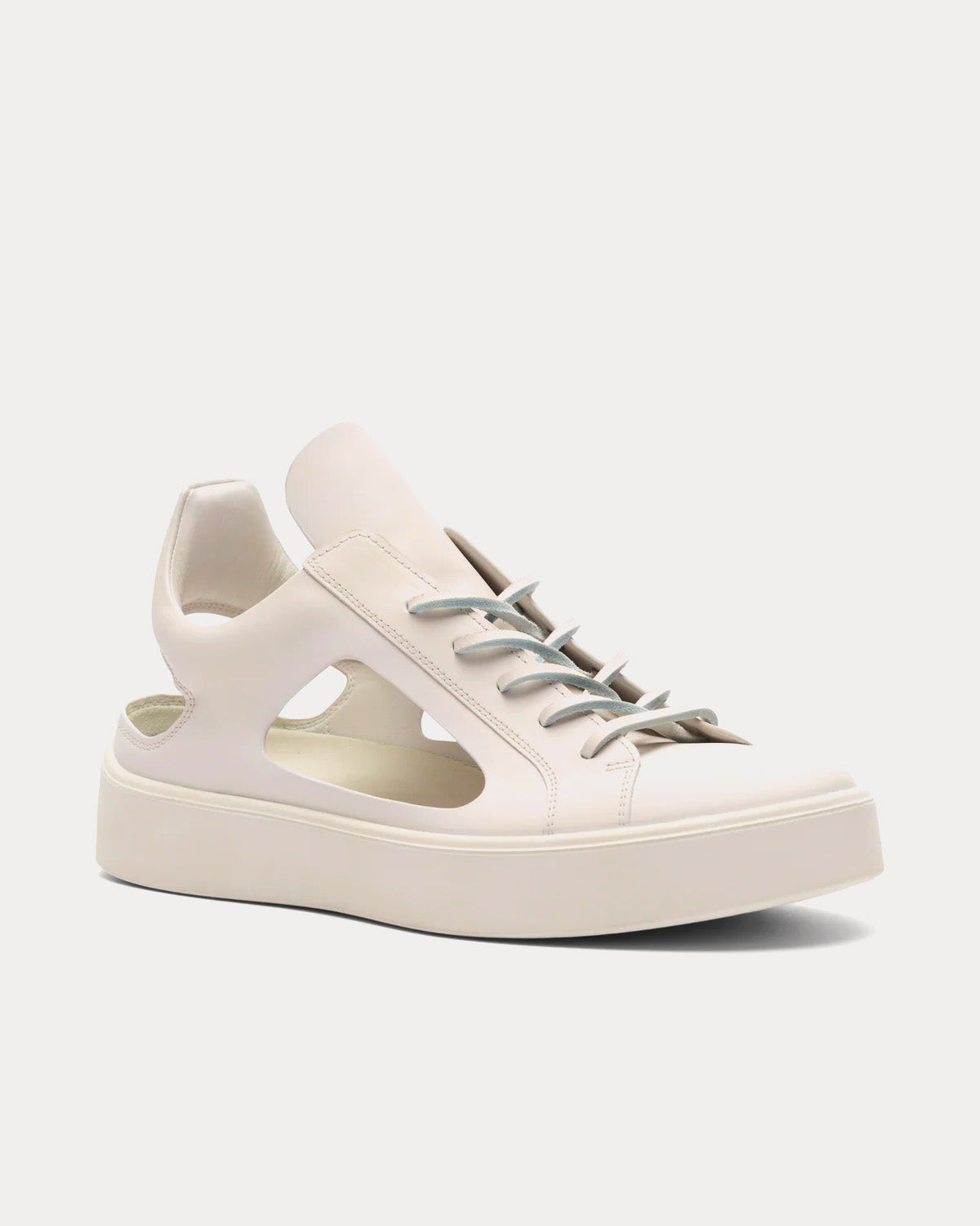 At.Kollektive - Kostas Murkudis Cut Out White Low Top Sneakers
