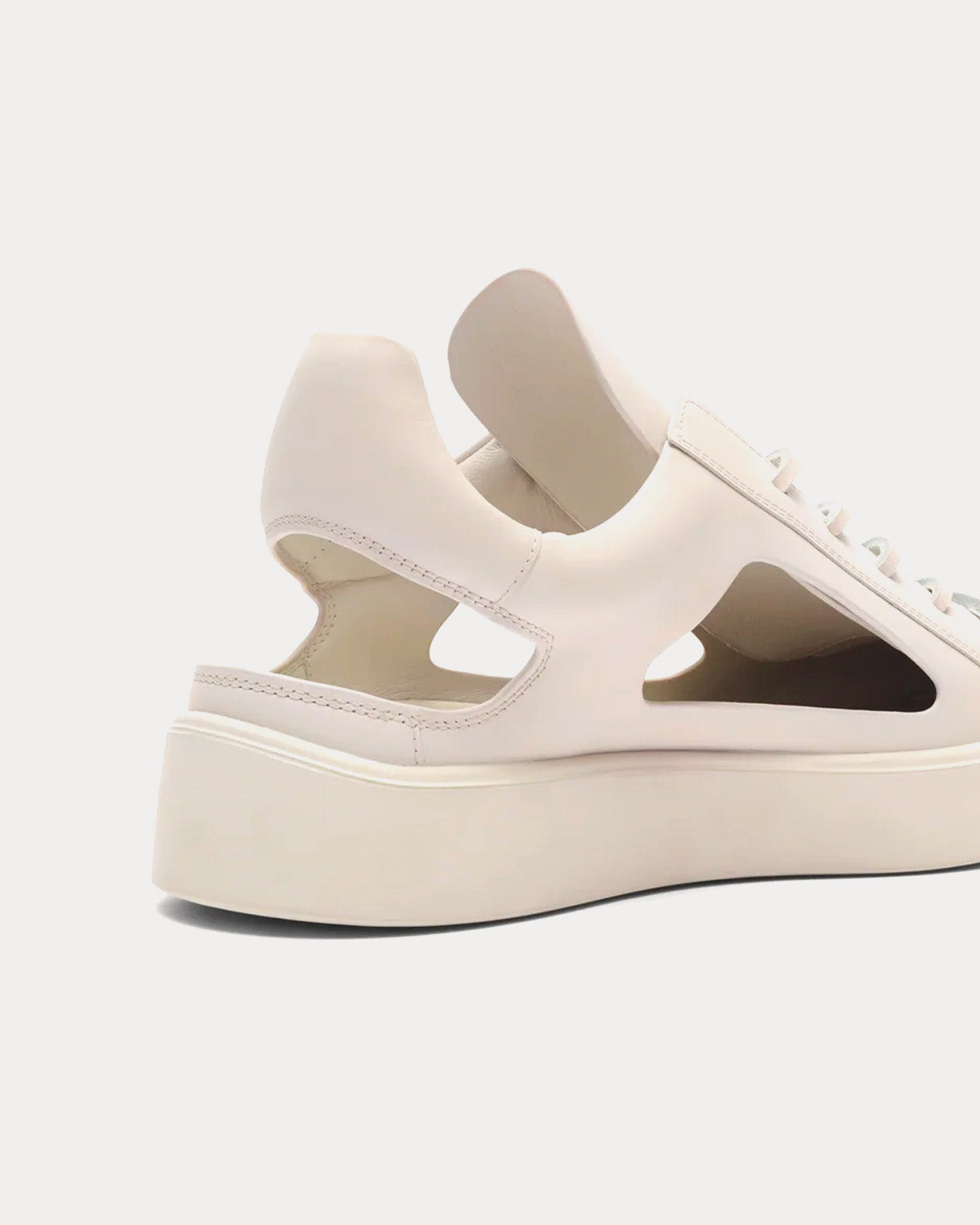 At.Kollektive - Kostas Murkudis Cut Out White Low Top Sneakers