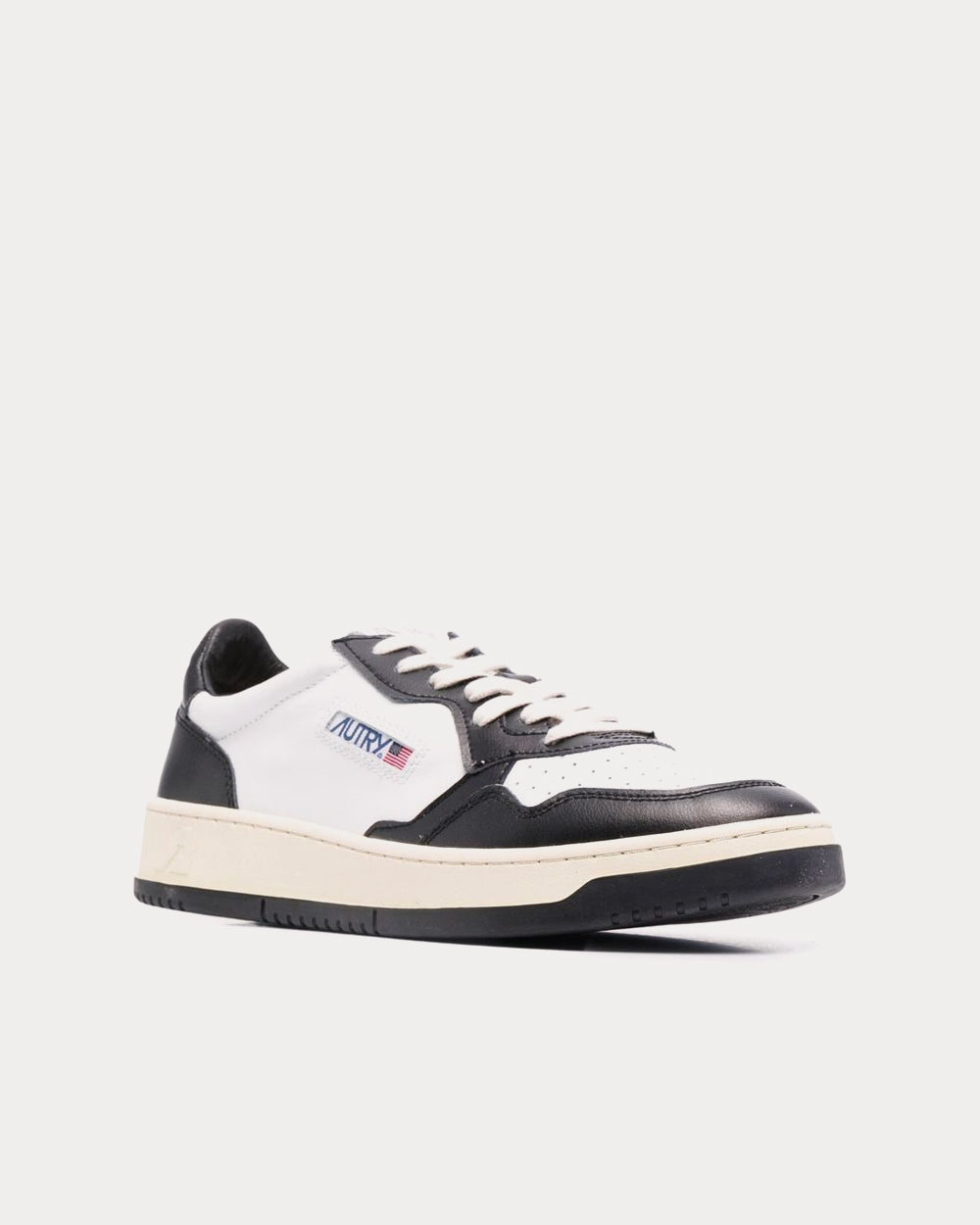 Autry - Two-Tone White / Black Low Top Sneakers