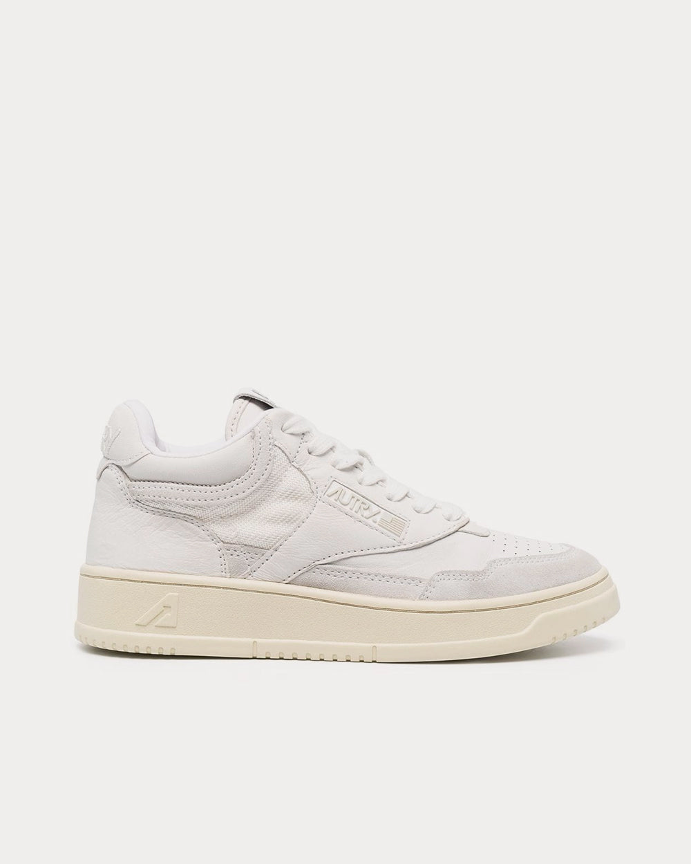Autry Men's Logo-patch White High Top Sneakers & Trainers