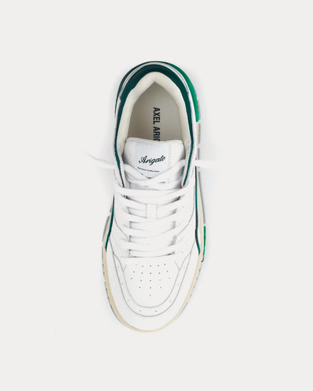 Axel Arigato Area Lo White / Kale Green Low Top Sneakers - 2