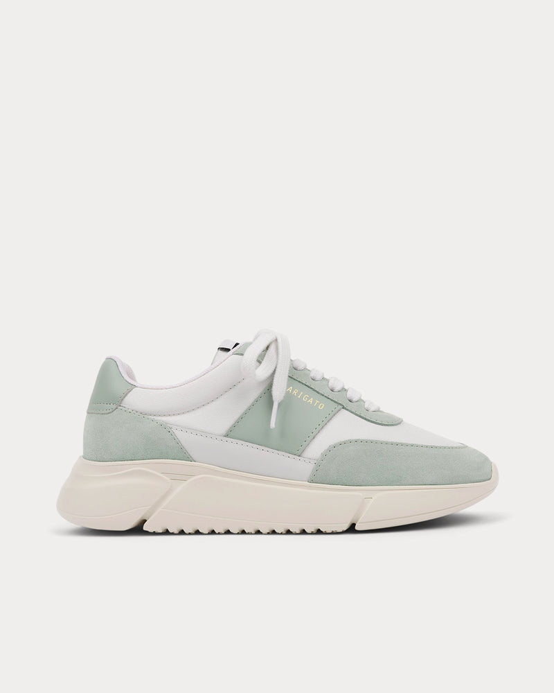 Axel Arigato Genesis Vintage Runner White / Dusty Sage Low Top Sneakers - 1